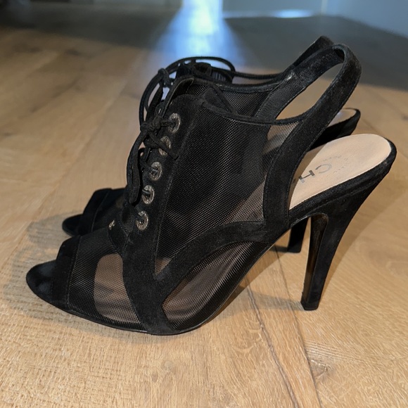 AUTHENTIC CHANEL HEELS - Picture 1 of 13